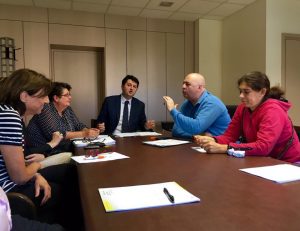 Andrea Zicchieri e il Tavolo in Regione